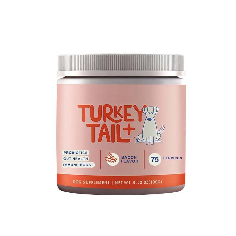 Dog Probiotic Soft Granules Turkey Tail Mushroom Vitamin Supplement Support Gut Health Pet Care