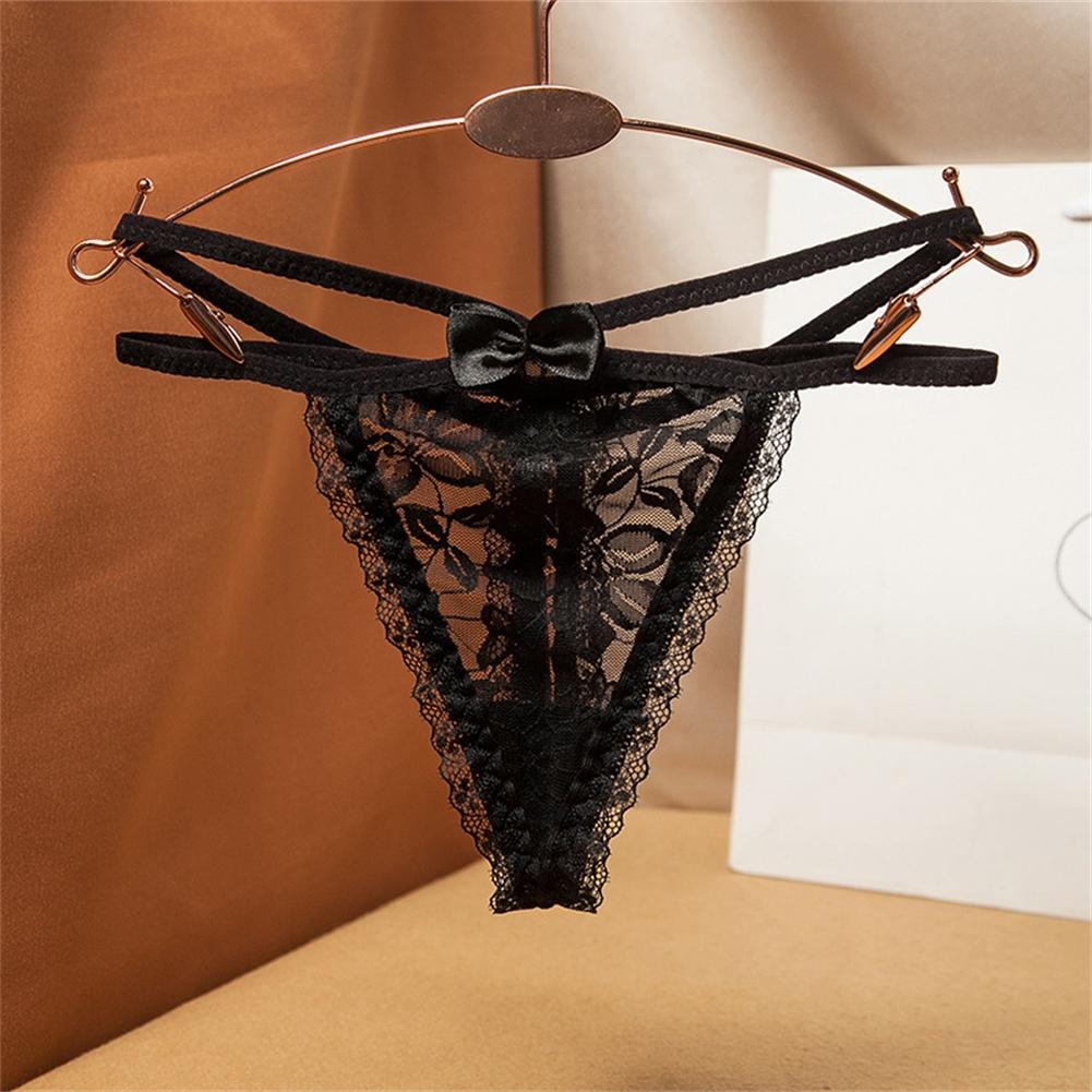 Sexy Low Rise Sheer Women\'s Thong Underwear Briefs