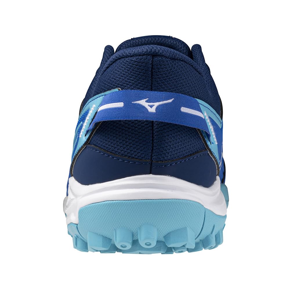 Field Hockey Shoes Wave Links 2 Club Wide Lightweight Land Ho Lacrosse Tennis Carpet Artificial Grass FIELD HOCKEY Blue x White x Navy cm 3E [Mizuno]