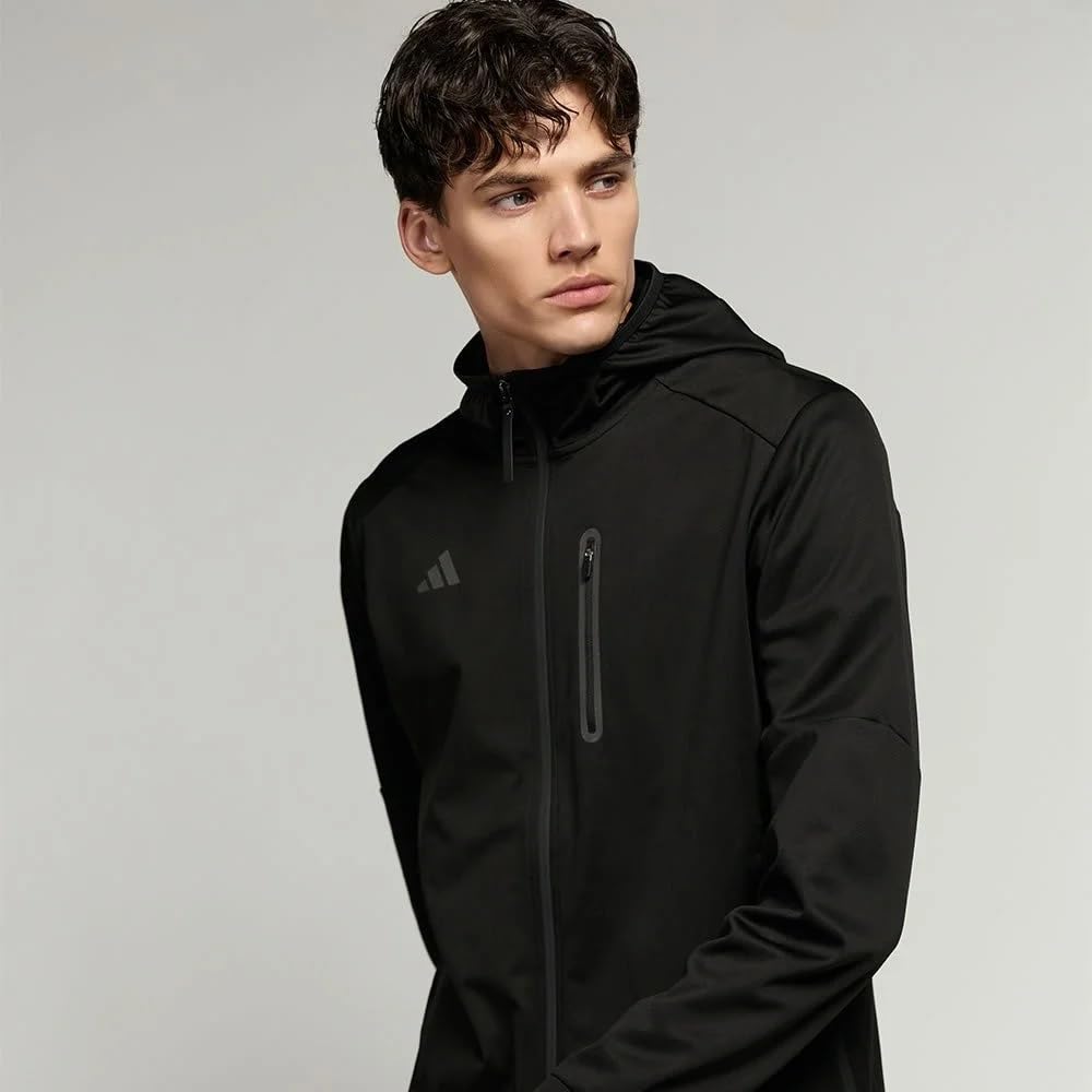 Adidas Hydro Sauna Suit Top and Bottom Set Jacket and Pants for and Workouts 4.0 (ADISS24M) - Running, Jogging, (Black, XX-Large)