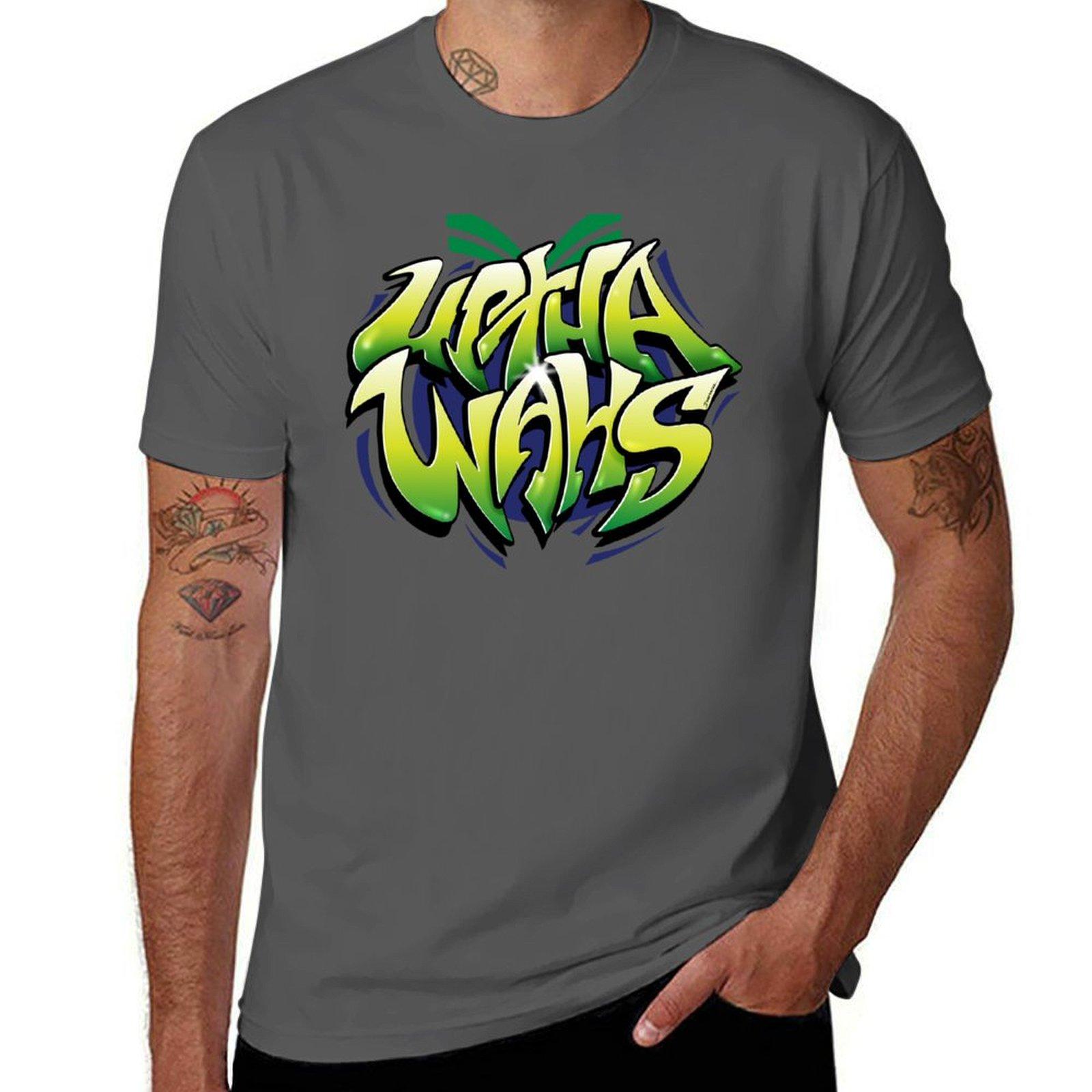 

Up Tha Wahs New Zealand Warriors Rugby League nrl graffiti T-Shirt man clothes Man t-shirt Blouse mens t shirt 4XL