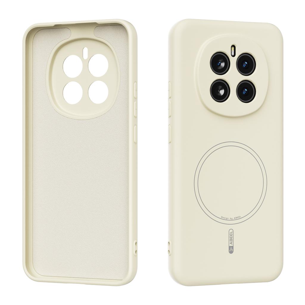 ABEEL For Honor Magic7 5G Magnetic Case Skin Touch Liquid Silicone Phone Back Cover