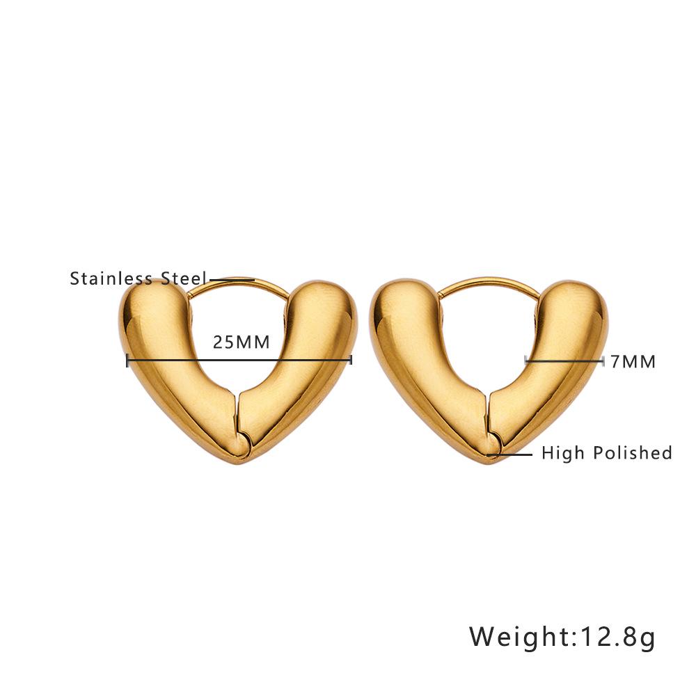 European Retro Simple Titanium Steel Twisted Braid Ear Cuff and Stud Earring for Women