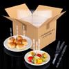 Disposable Clear Plastic Fruit Forks