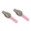 2Pcs LED Firefly Valve Stem Light Set Super Bright Waterproof Mini Size Universal Simple Installation Valve Stem Lights