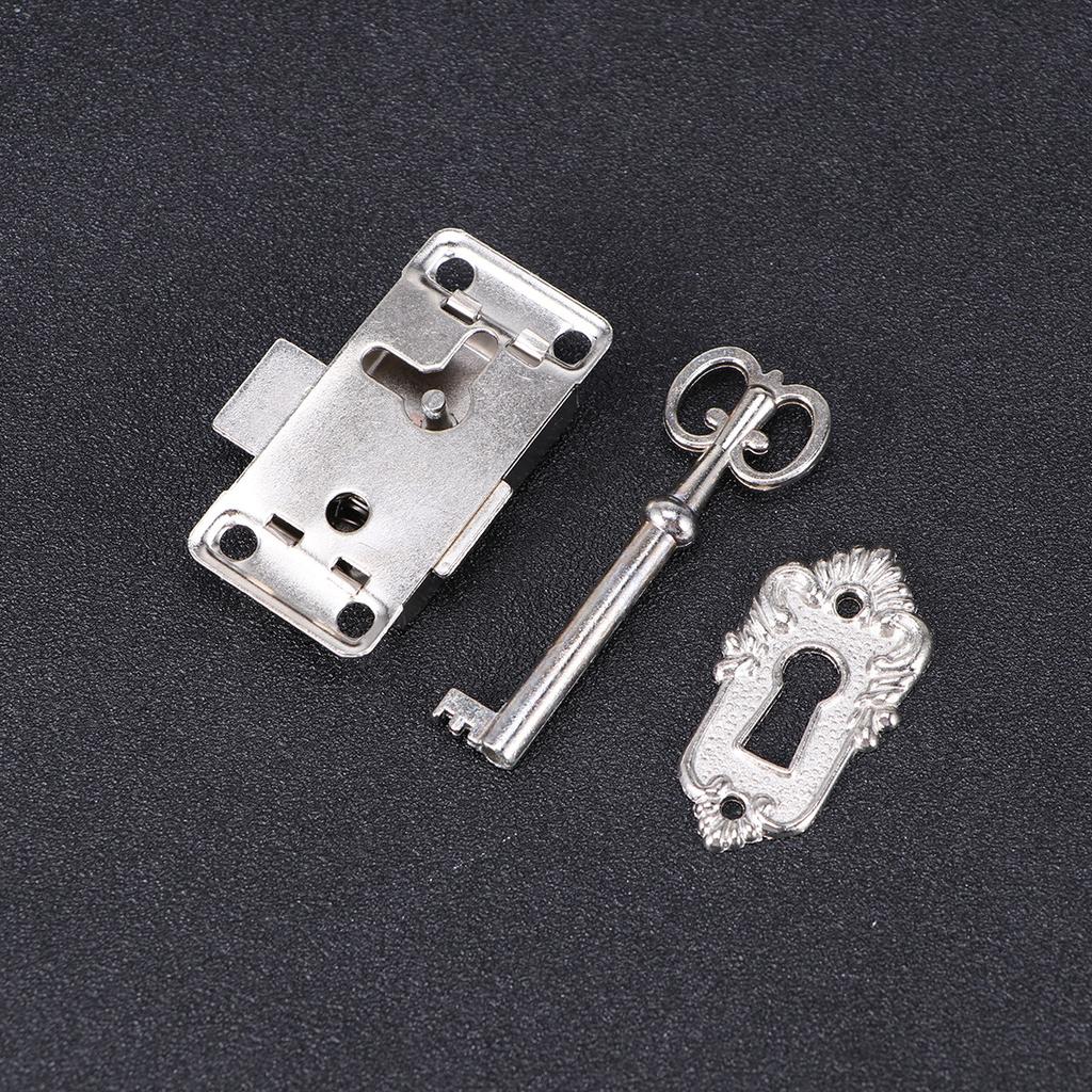 Jewelry Box Latches Iron Cabinet Locks for Vintage Wooden Boxes Gift Wine Wedding Memorabilia Tool Chests Drawer