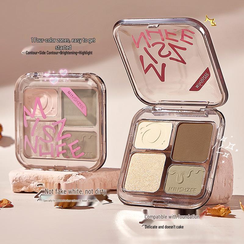 Mingxi Zhi Dynamic Four-Color Contour & Highlight Makeup Palette