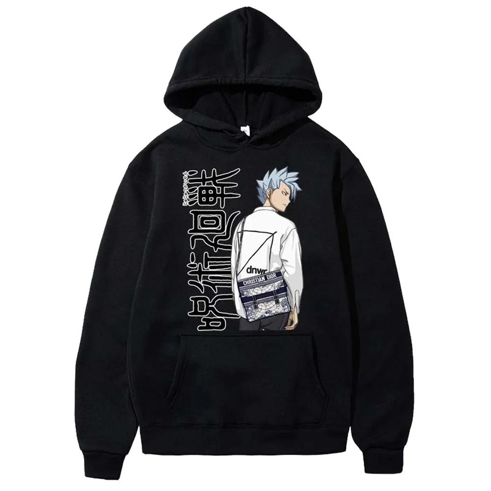 Anime Manga Print Unisex Hoodie Sweatshirt Full Sleeve Long-lasting Battle Animation Winter Hoodie Loose Sport Fleece Hoodie
