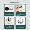 Bo Yi Duo Large Round ABS Toilet Flush Button