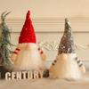 30cm Christmas Decorations with Light Sequins Santa Claus Doll Xmas LED Lights Rudolph Home Decor