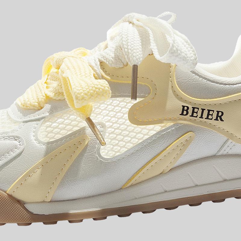 Soft-soled Heightening Women's Shoes All-match White Shoes Breathable Casual Shoes Fashion Daddy Shoes