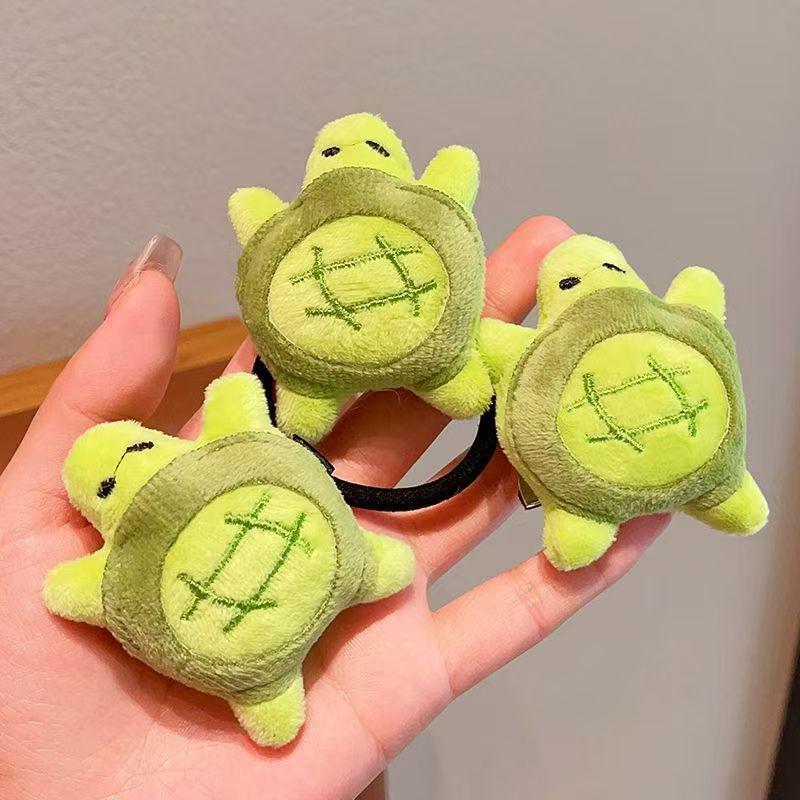 Cute Turtle Plush Pendant Keychain - Cartoon Backpack Charm & Small Gift for Kids