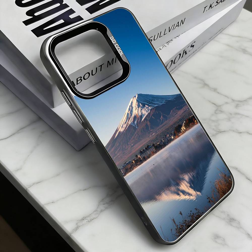 Mount Fuji, Japan  Phone Case For iPhone 17,16,15,14,13,12,11 Plus,Pro Max,XS,Colorful Silver Phone case Funda Cover