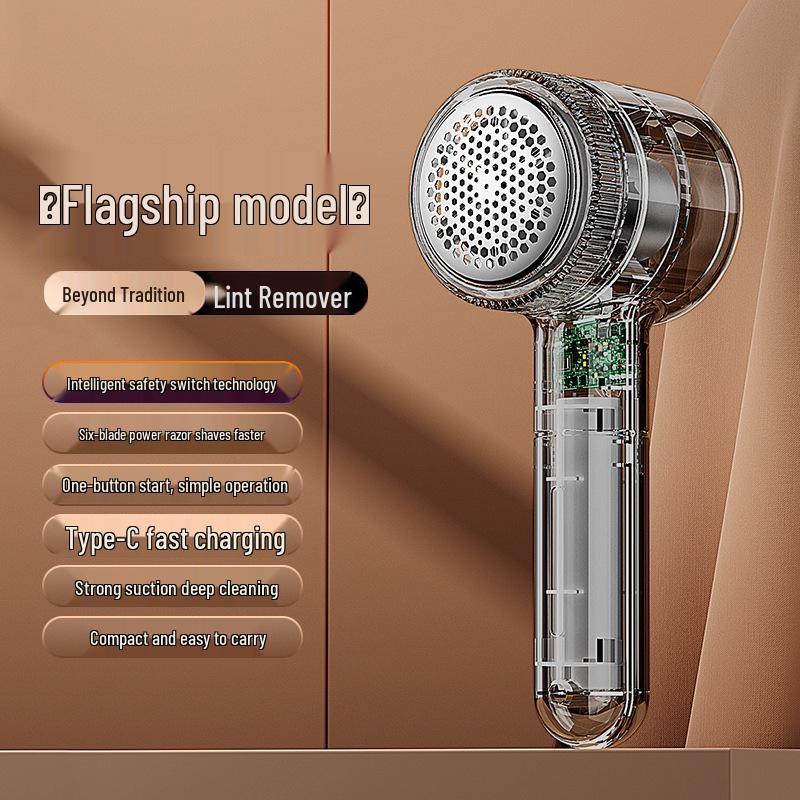Rechargeable Digital Fabric Shaver with Display