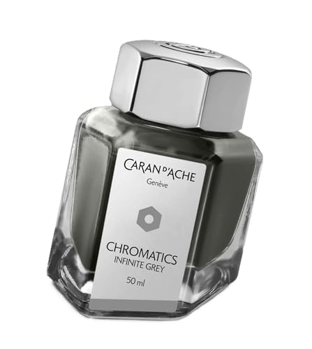 

Caran d Ache 50ml Chromatics Ink Bottle - Infinite Gray