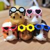Meerschweinchen mit Sonnenbrille Blind Box Niedliche Mini Anime Actionfigur Modell Spielzeug Kawai Desktop Dekoration Sammlung Überraschungsgeschenk