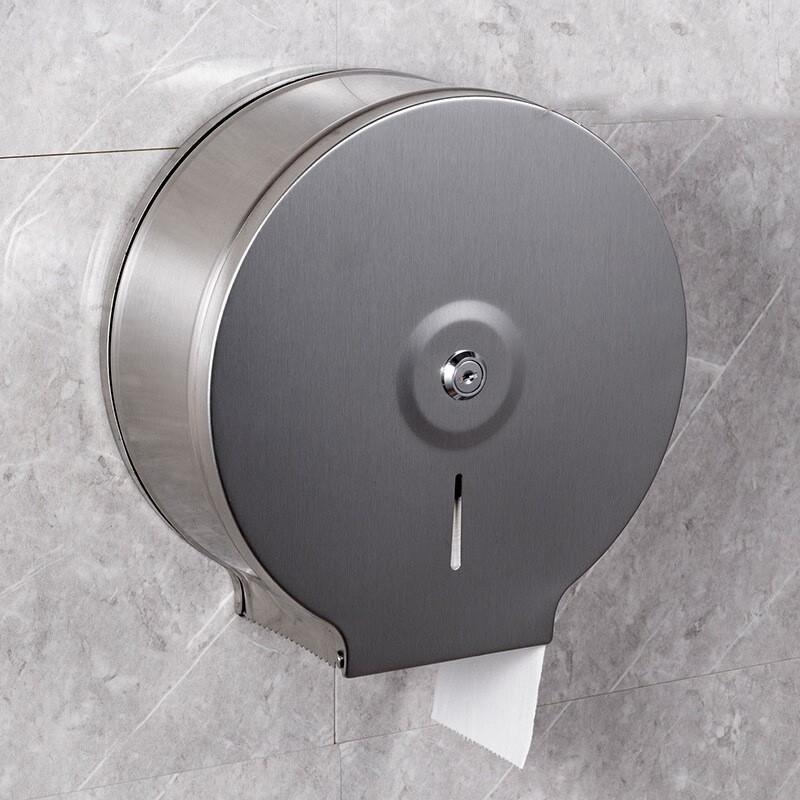 Wutuo Stainless Steel Large Roll Toilet Paper Dispenser