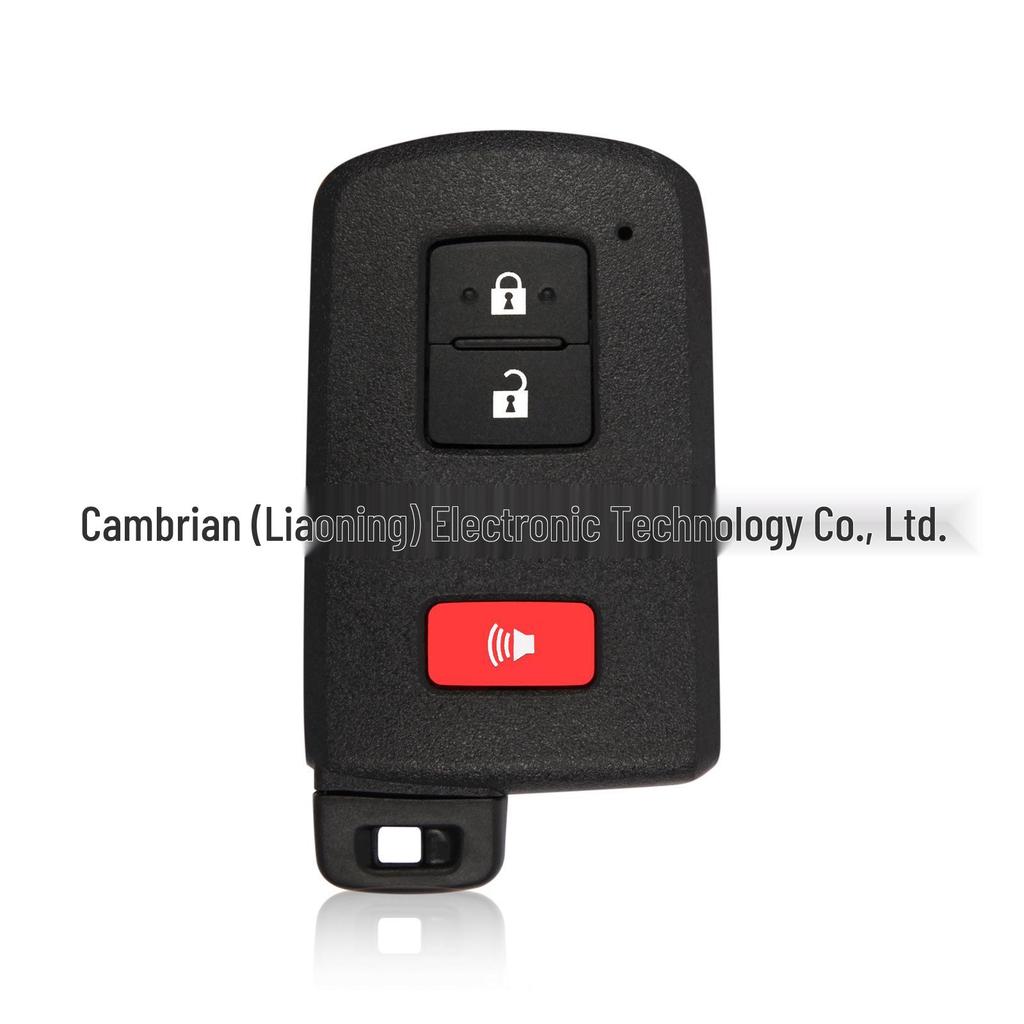 Fits 3-Button Toyota Prado, Land Cruiser, and Prius C Key Remote HYQ14FBA
