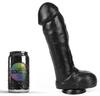 Conrad Dark Crystal Dildo 21 X 7.5cm - Dark Crystal - Black Dildos