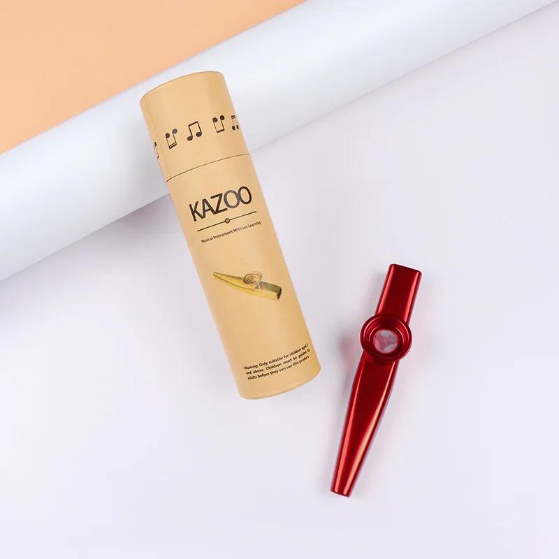 Metal Kazoos Lightweight Kazoo Flute Lightweight Harmonica Mouth Flute For Guitar Instrument Ukulele Lovers Instrument Musical