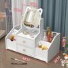 Asdays Tabletop Makeup Assembly Adjustable White Dresser, Vanity, Mirror, Stand, Cute, Required, Drawer, Angle, Stylish, (Type B)