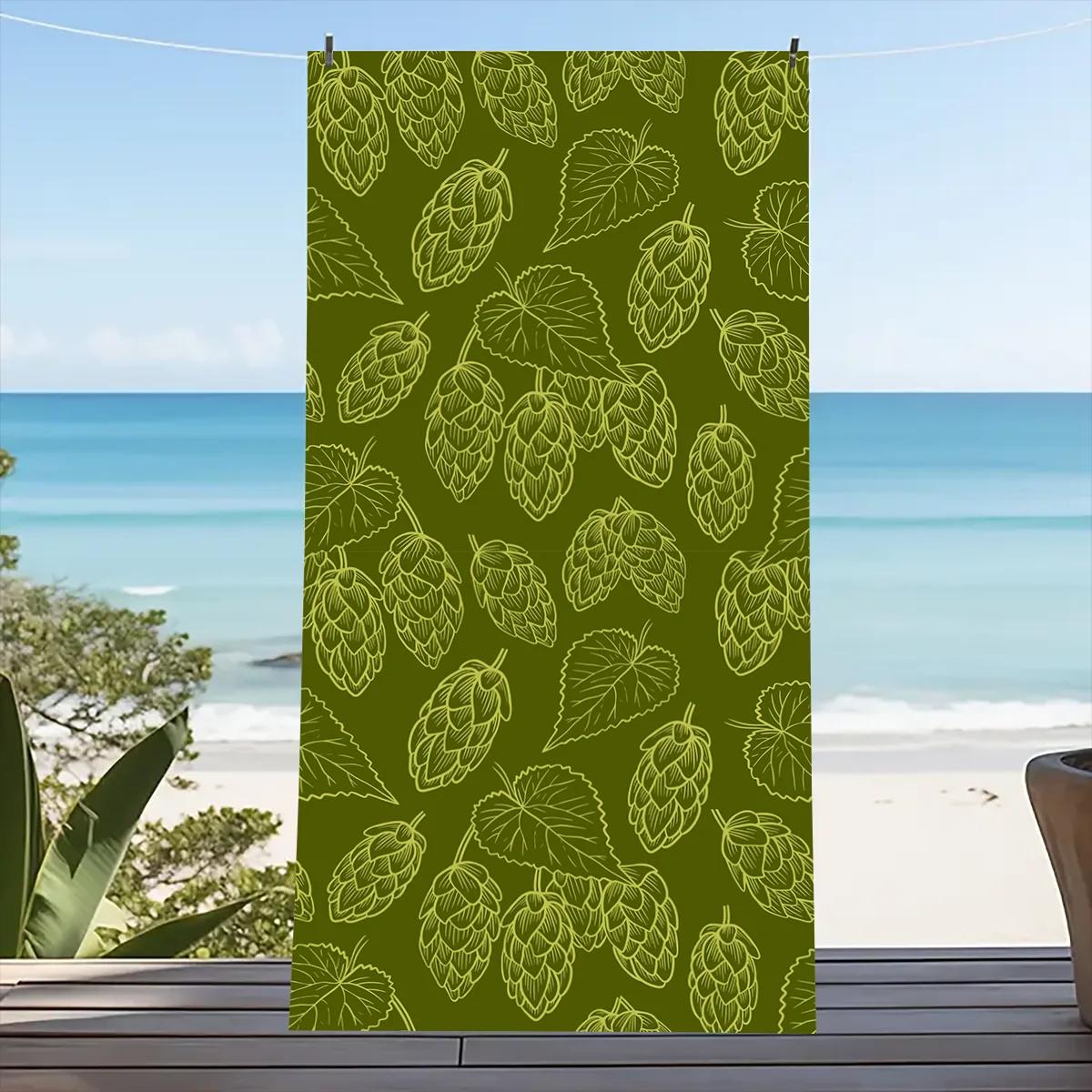 

Beach Towels Striped Microfiber Oversized Super Absorbent Soft Swim Quick-Dry Water Absorbing Swimming W30*H60(CM)