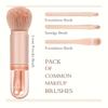 4-in-1 Makeup Brushes for Girls Makeup Brushes Makeup Tools Double-headed Makeup Brushes