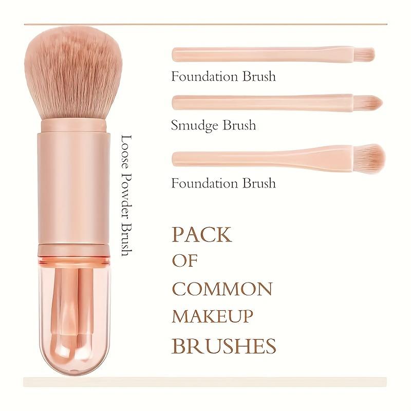 4-in-1 Makeup Brushes for Girls Makeup Brushes Makeup Tools Double-headed Makeup Brushes