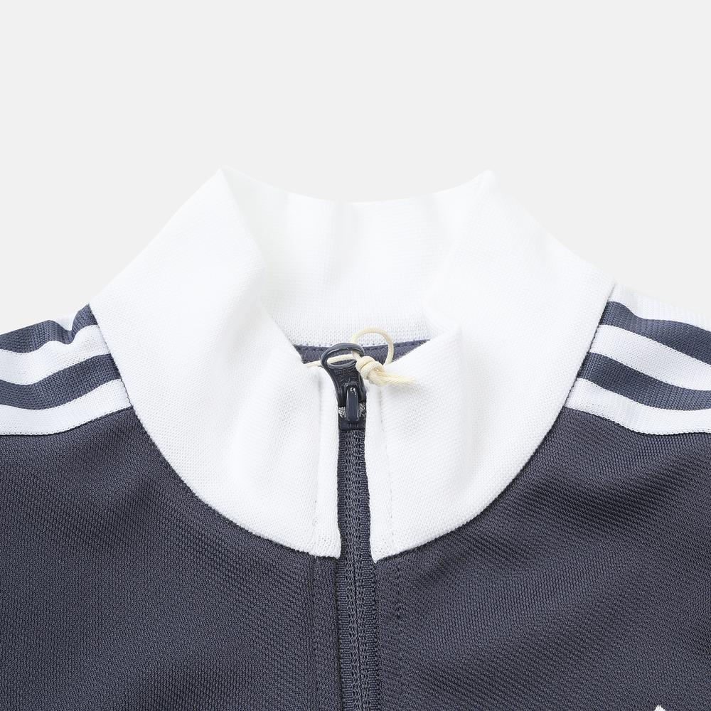 adidas Giacca Originals Comoda Collo Alto Zip a Strisce Manica Lunga Bambini Giacche per Bambini KU9512