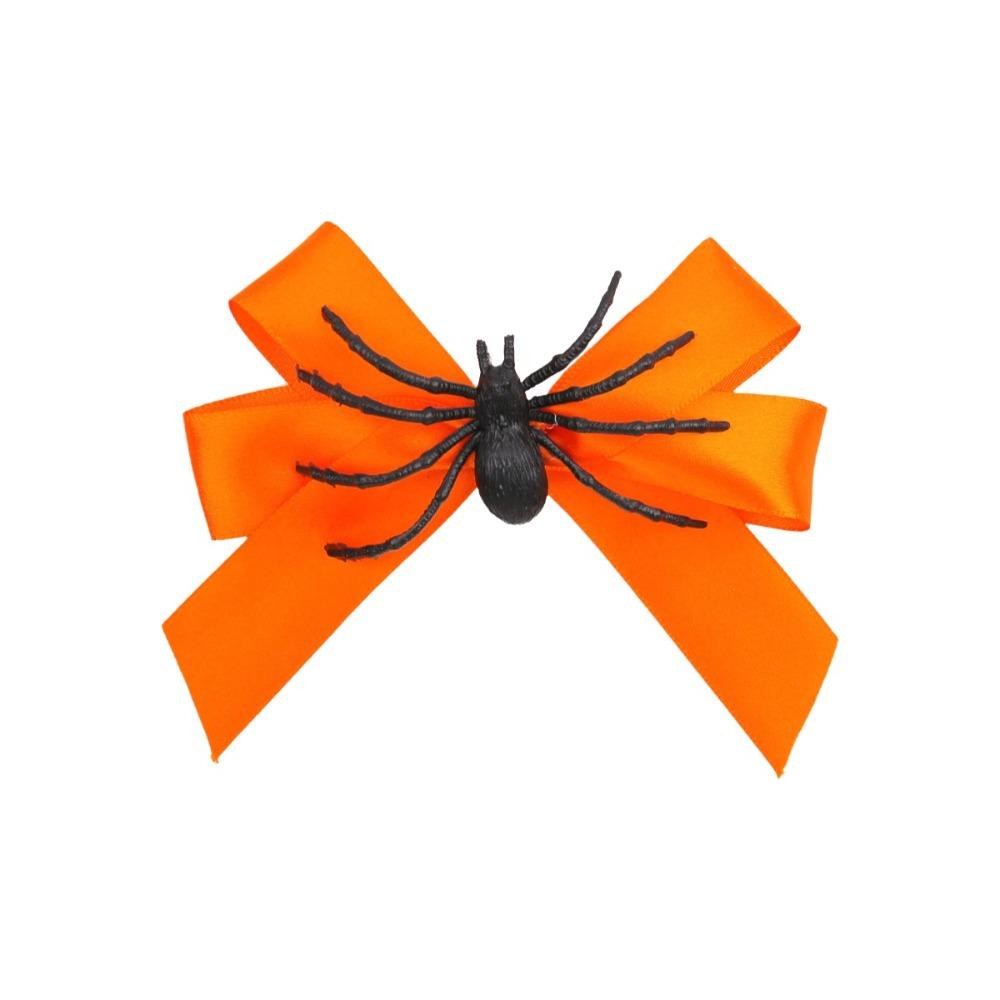 

Plastic Bowknot Hairpin Funny Halloween Head Wear Party Wear Spider Hair Clip Ghost Festival оранжевый