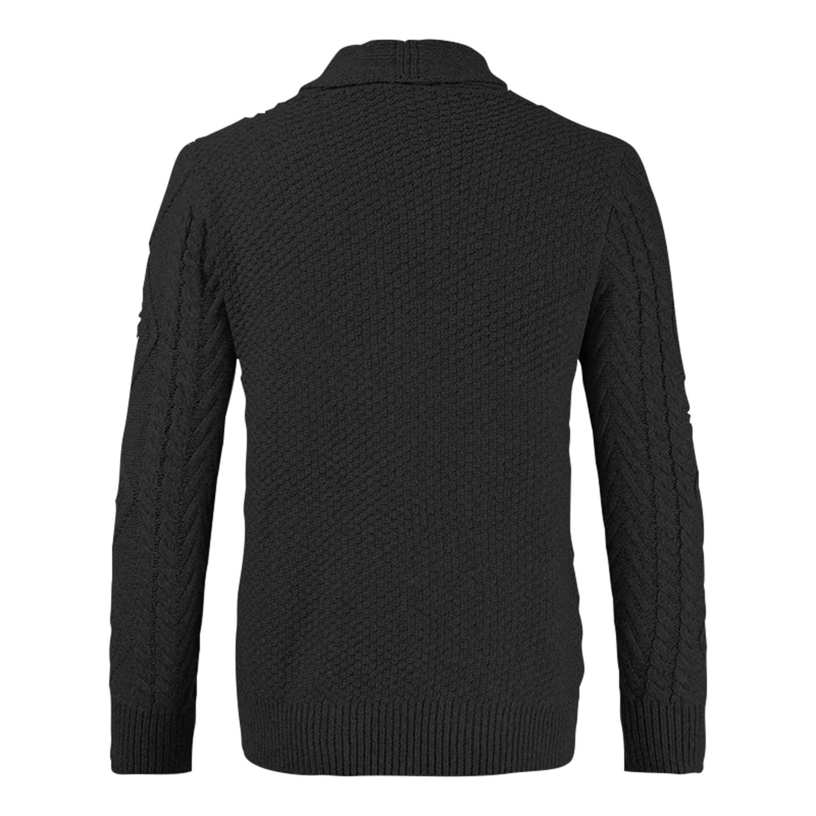 Модный повседневный кардиган с лацканами — фото 4