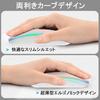 Wireless Mouse Bluetooth Rechargeable Silent Slim Portable Mouse with LED Compatible with TELEC Certified Pink (BT 5.1+2.4G) Light,