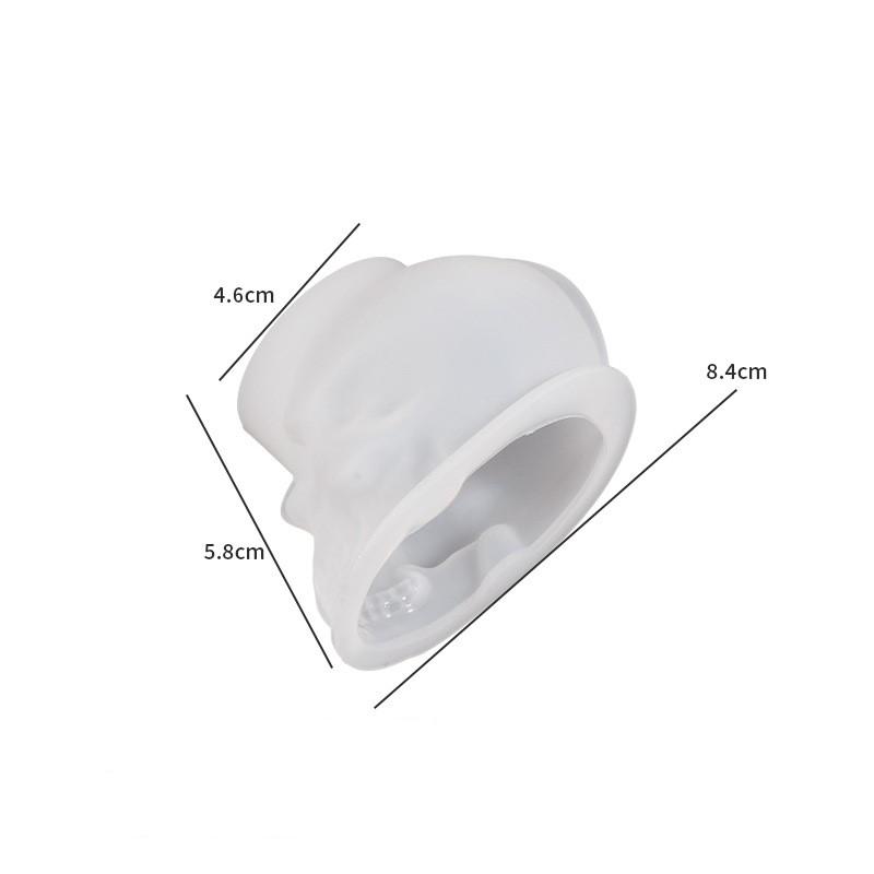 Skull Silicone Mold DIY Halloween Home Decoration 3D Skeleton Head Epoxy Resin Candle Halloween Handicraft Handmade 2025 New