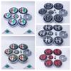 1Set 11pcs Wheel Hub Cover Caps Decoration Stickers for GTAM 159 147 156 166 Sizes 14mm-74mm Modification Accessories