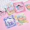 Office School Supplies Bear Special Shaped Sticky Note Student Cartoon Message Paper Girls Handbook Cute Kawai Stationery Gift