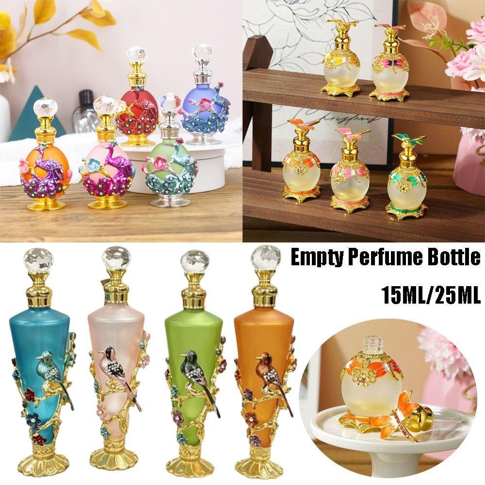 Dubai Style Travel Cosmetic Containers Luxury Perfume Dispenser Handicraft