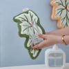 Leaf Wipe Hand Towel Coral Fluff Towel Kitchen Cleaning Household Soft Absorbent Creative Hanging Bathroom Hand Towel