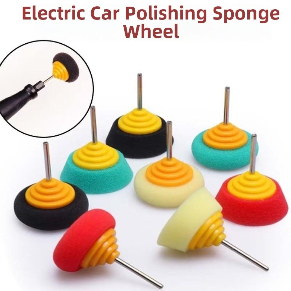Metal Shank Drill Polishing Pad Foam Sponge Polishing Wheel  Cleaning Accessories