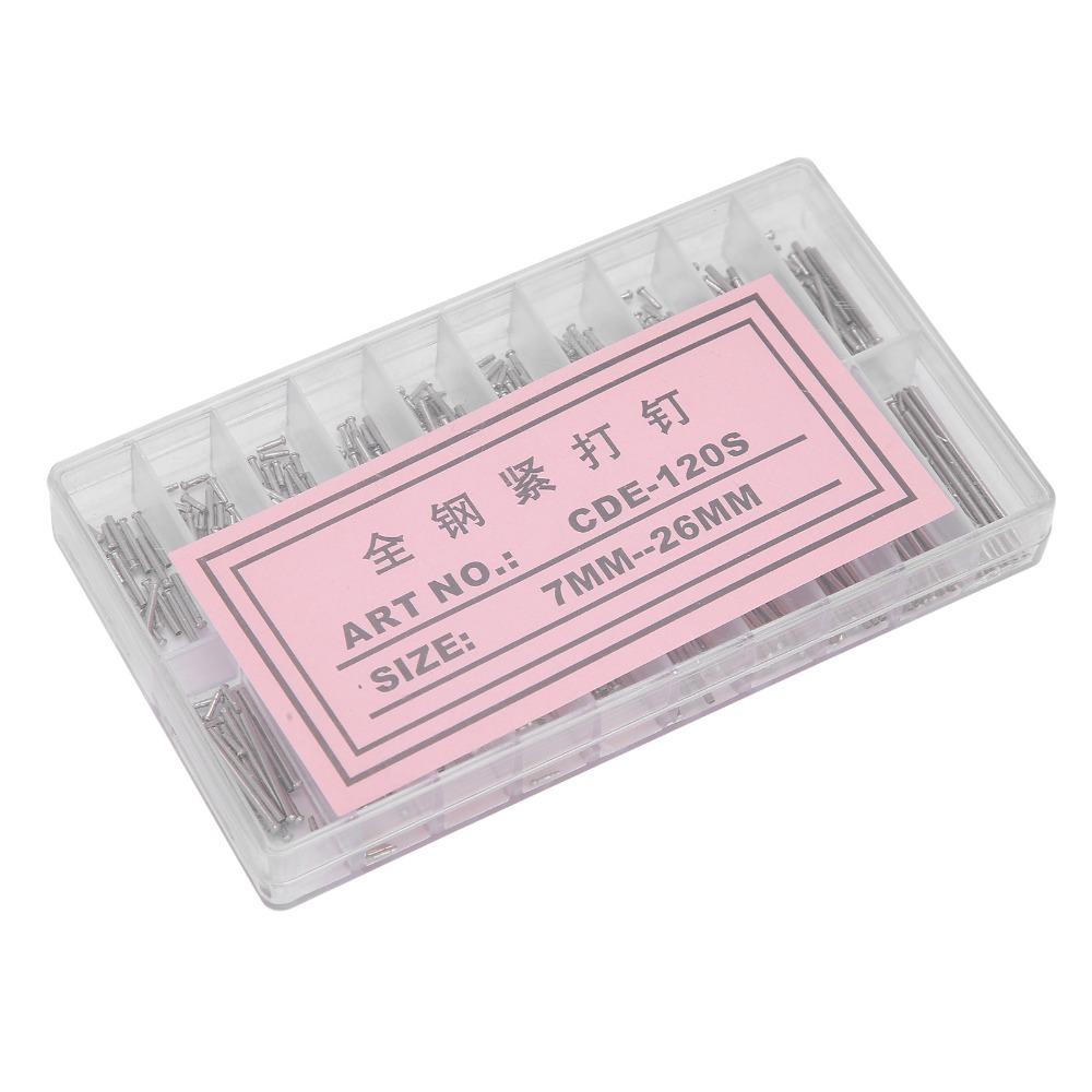 1,2 mm Dicke Rohr Reibstift Stahlmaterial Uhrenarmband Schließe Stege Uhrmacher