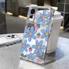 Pink Flower Pattern Clear Phone Case For iPhone 17e 17 16 15 14 13 Pro Max 17 16 Pro 16e 12 11 Transparent Shockproof Soft Cover