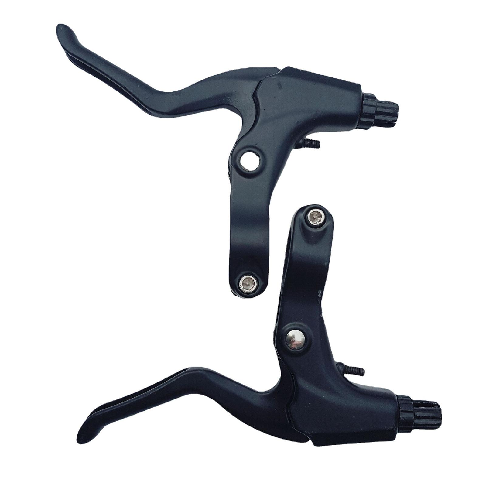 

2Pcs Universal Aluminum Alloy Bike Brake Levers Bike Brake Handle Mountain Road Bike V-Type Brake Levers 2.2cm Diameter 1 чёрный