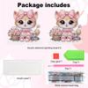Acrylic Candle Diamond Painting Napkin Rack Decor Tabletop Diamond Painting Napkin Holder 5D DIY Diamond Art Paper Storage Rack