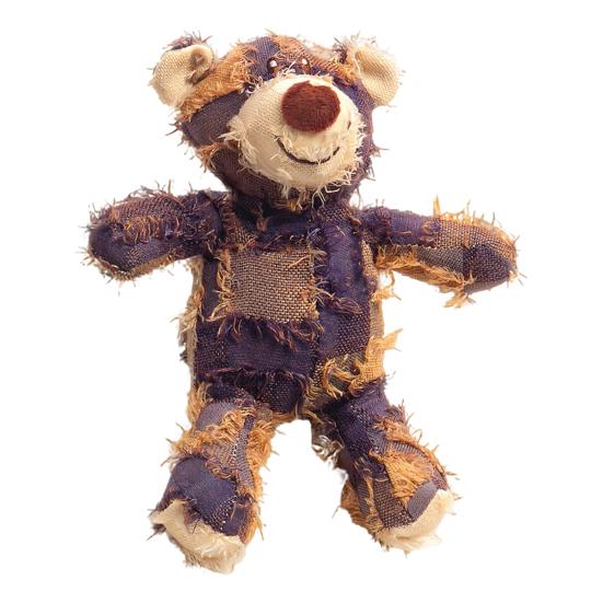 

Ragged Bear Dog Chew Toy with Squeaker Stuffed Plush Bear Cat Dog Teething Toy Aggressive Chewers Interactive Boredom Toy for All Breed фіолетовий