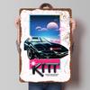 Knight Rider Print Tinplate Posters Customizable Wall Art Retro Vintage Metal Tin Signs for Desk Decor Home Decorations House
