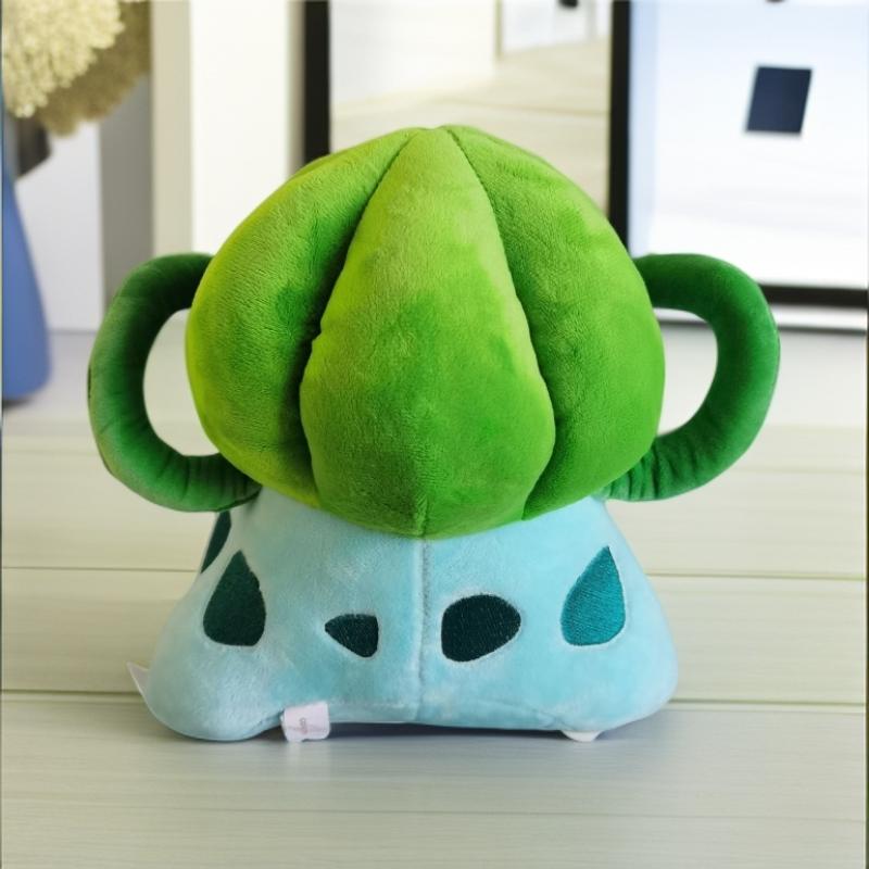 New 30cm Bulbasaur Plush Toy Stuffed Anime Bulbasaur Soft Doll Stuffed Animal Sleeping Pillow Birthday Gift for Kids Boy