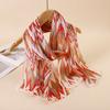 New Fashion Luxury Print Design Women Silk Scarf Shawl Elegant Headscarf Hijabs Chiffon Muslim Wrap Scarves