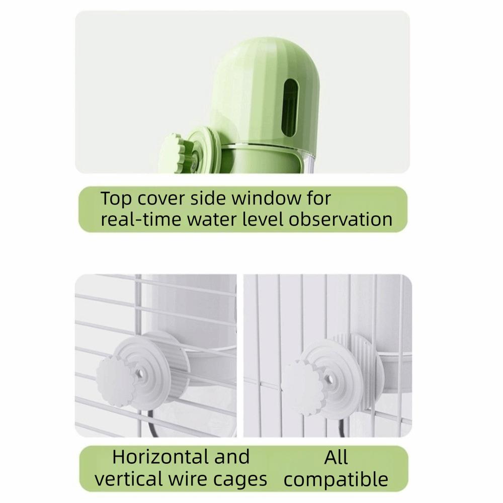 Hanging Bird Automatic Drinker Knob Lock Cage Hanging Drinker Birds Water Dispenser  for Small Pets
