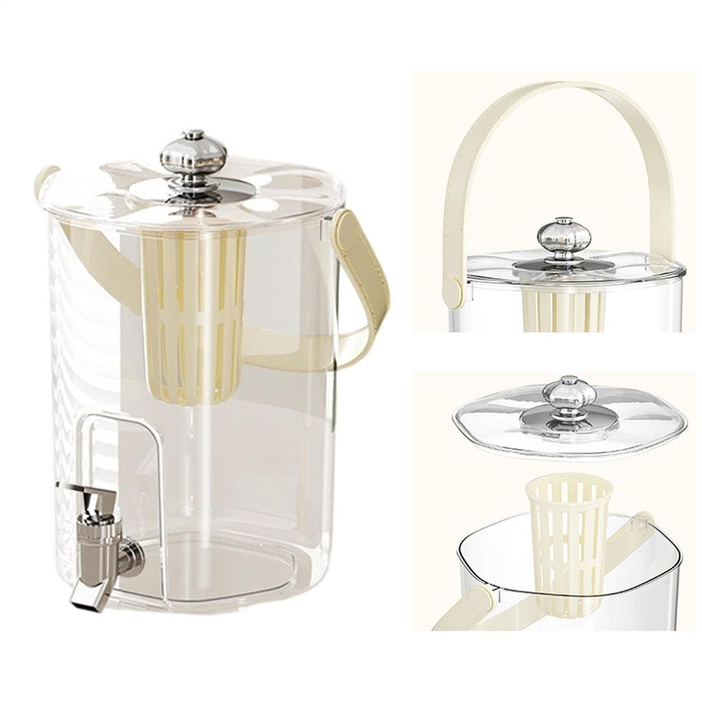 Drink Dispensers For Parties Water Drink Dispensers For Parties With Spigot 5L Spill-Proof Lemonade Beverage Container Jug For