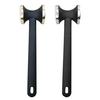 Meat Hammer Zinc Alloy Meat Tenderizer with Dual-Sided Textured Meat Mallet Quick Fibrous Tissue Breakdown Breaker for