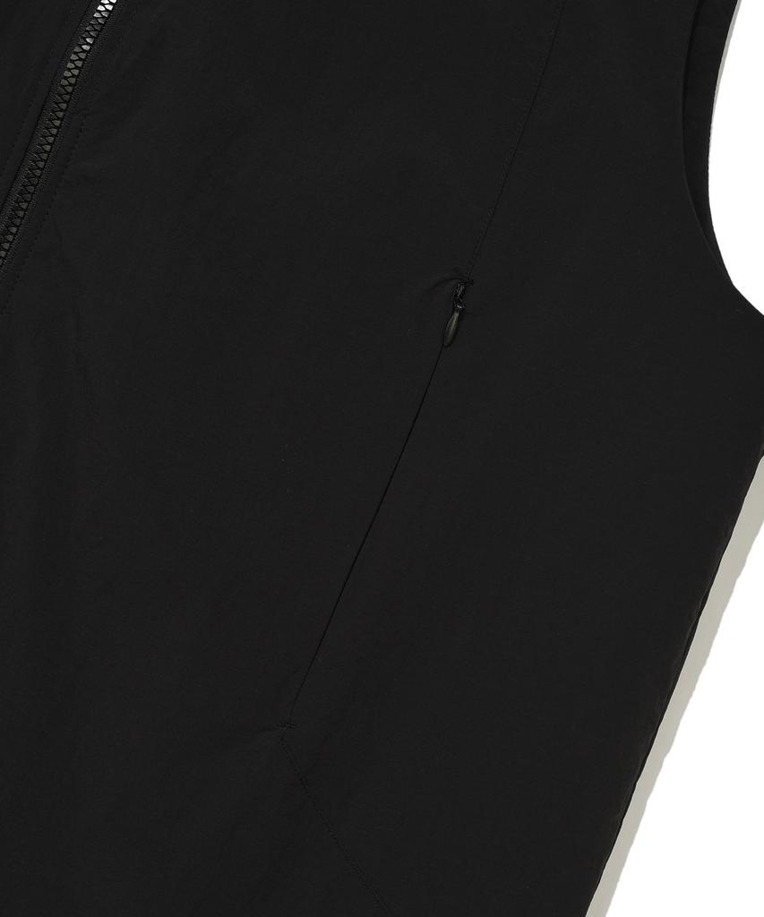 Wacky Willy Synthetic Fiber Hooded Vest Black